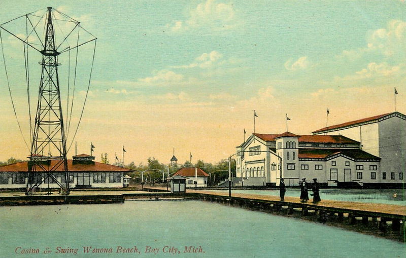 Wenona Park Dance Pavillion - Vintage Postcard (newer photo)